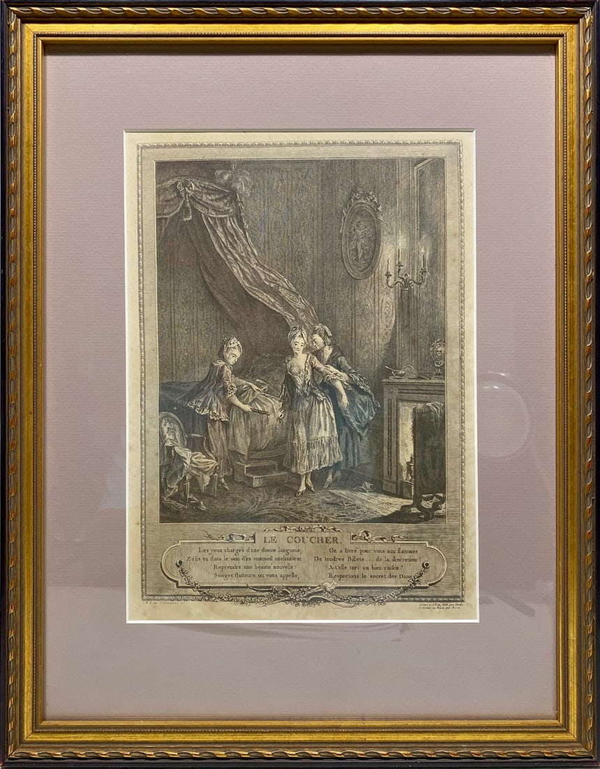 Antique French Engraving by Dudou, 1900 (1 of 6)