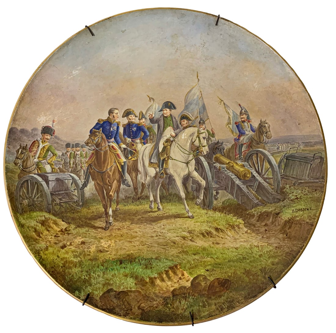 H. DEPREZ, Friendland 1880 Napoleonic Porcelain Plate (1 of 5)