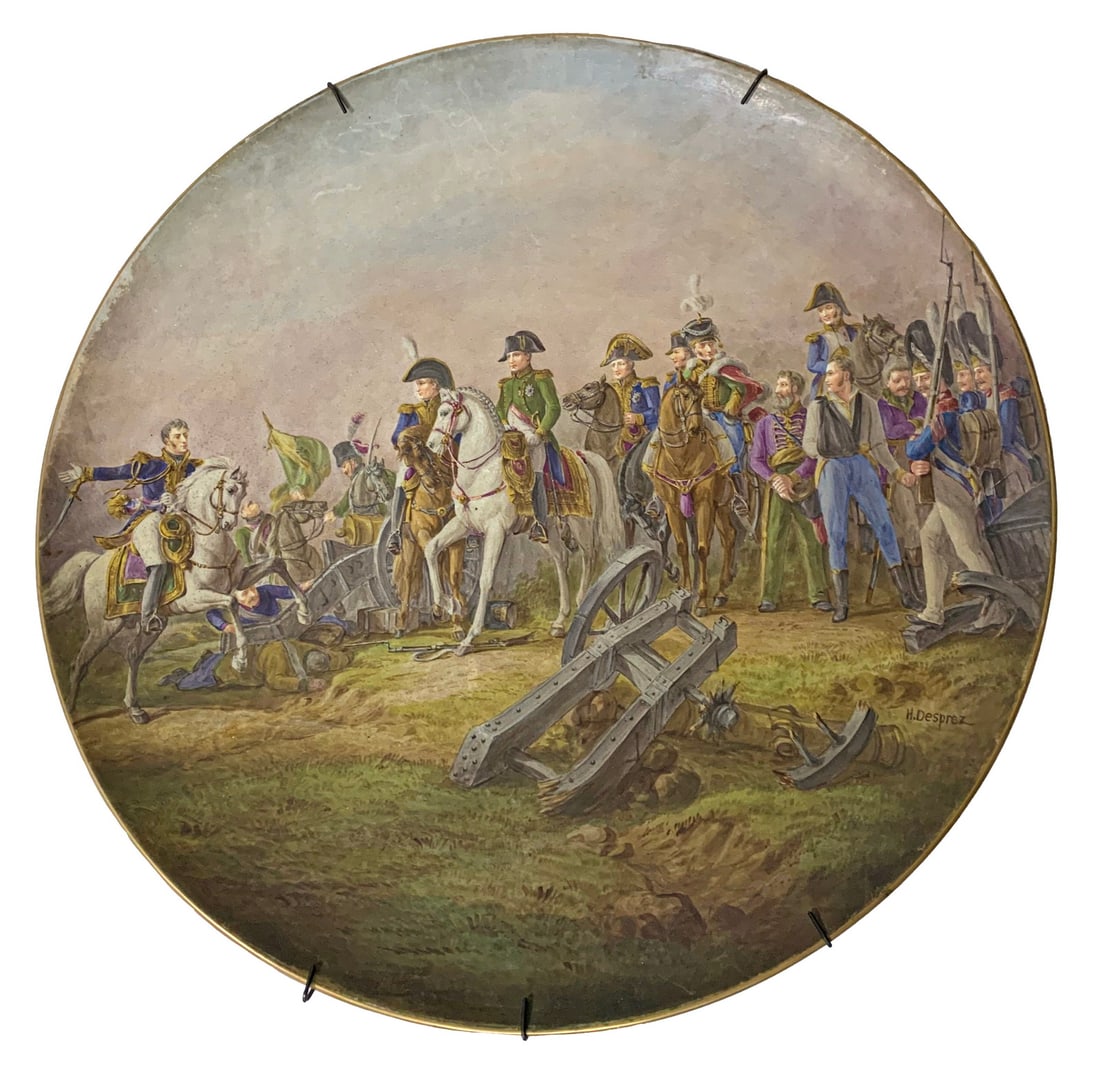 H. DEPREZ, Friendland 1880 Napoleonic Porcelain Plate (1 of 5)