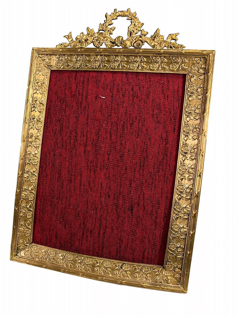 Antique French Gilt Bronze Picture Frame (1 of 3)
