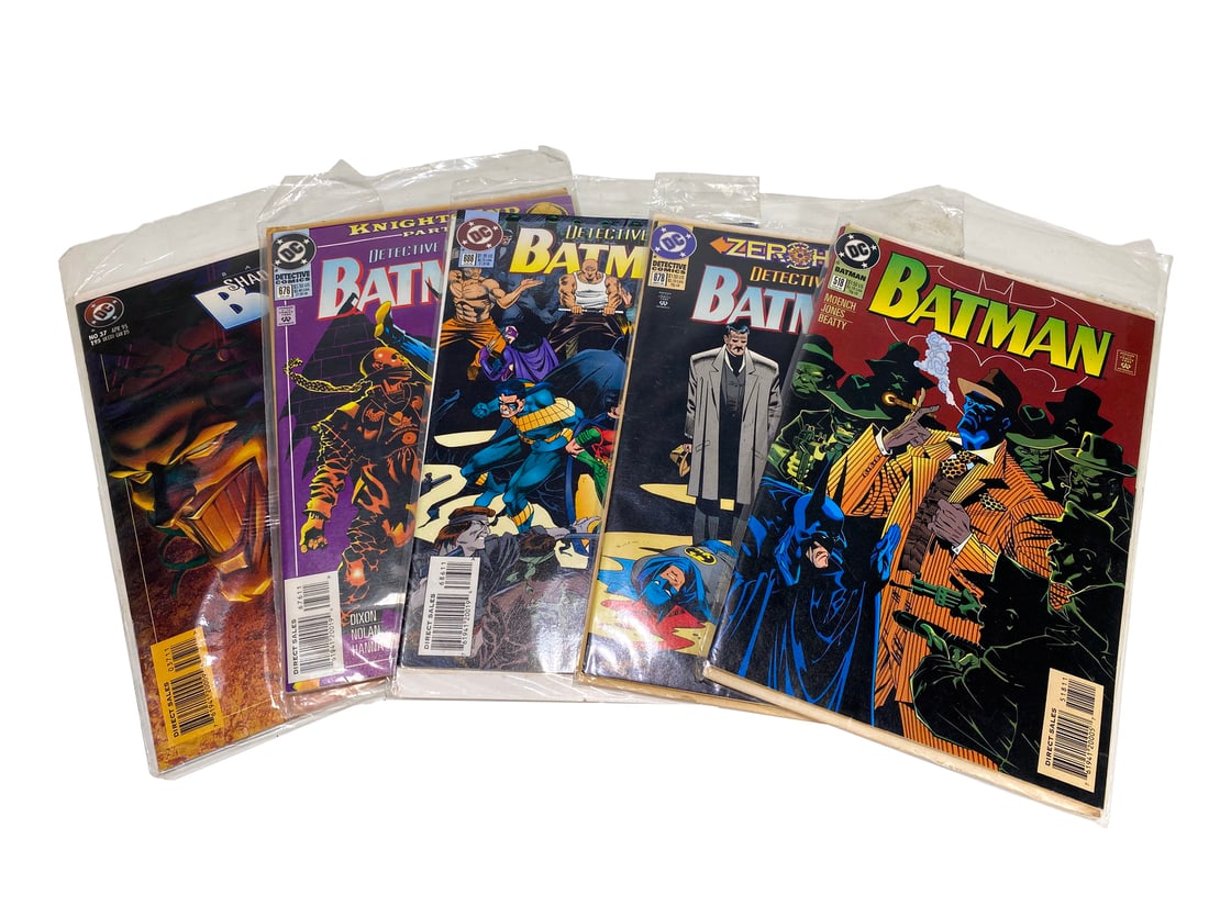 5 DC Batman Comics, 1994/95 (1 of 6)