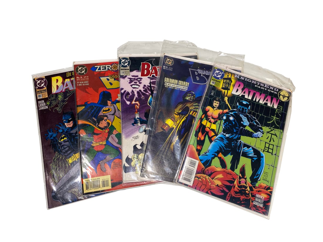 5 DC Batman Comics, 1994/95 (1 of 6)