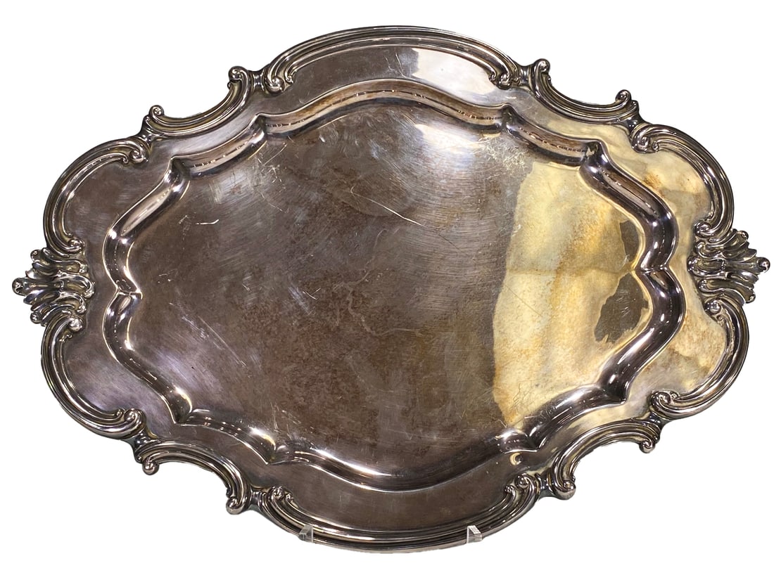 Reed & Barton, Victorian Silverplated Tray (1 of 5)