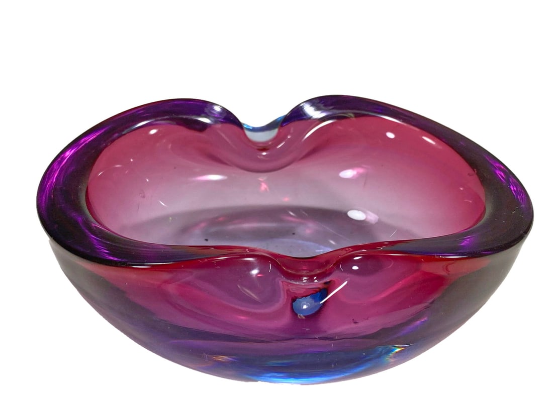 Vintage Italian Murano Glass Ashtray (1 of 4)