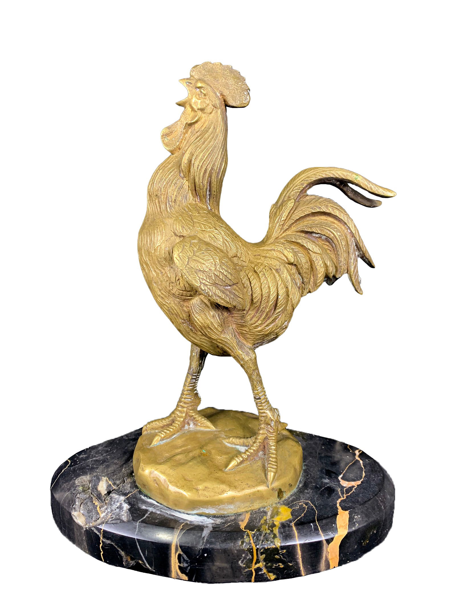 Probably Jules Edmond MASSON (1871-1932) Rooster Bronze Statue (1 of 9)