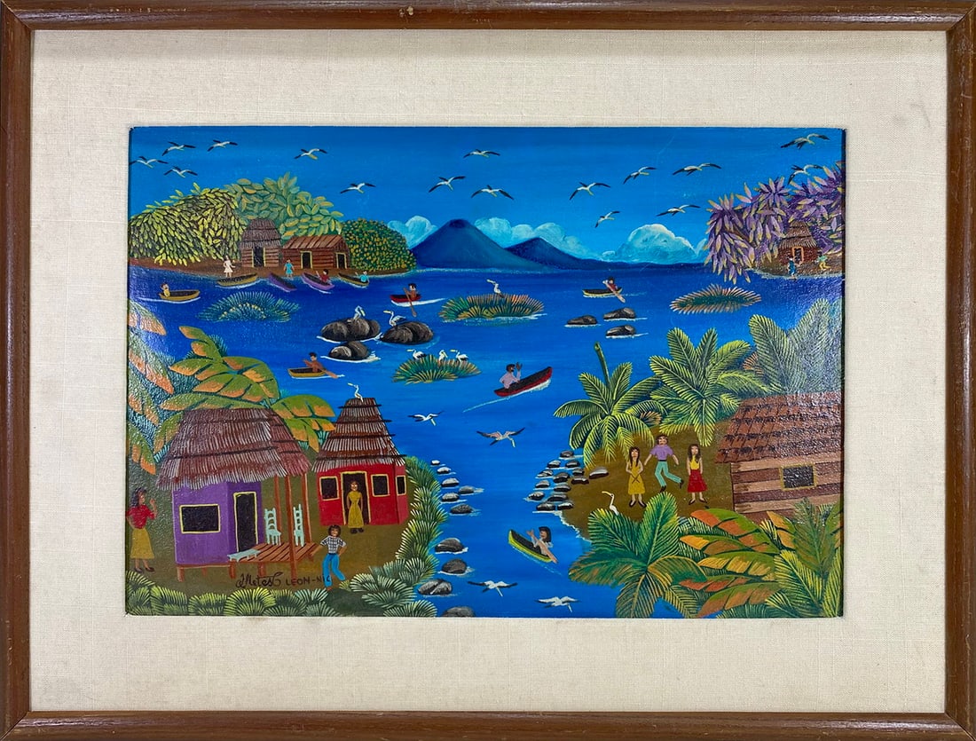 Jose Ignacio Fletes Cruz (19252) Nicaraguan Painting (1 of 4)