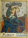 Pablo Picasso 1968 Luisiana Exhibition Poster