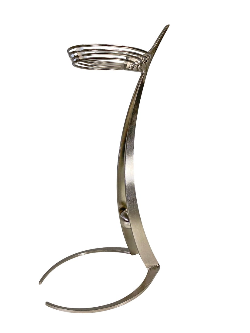 Mid Century Metal Bottle Holder Stand (1 of 5)