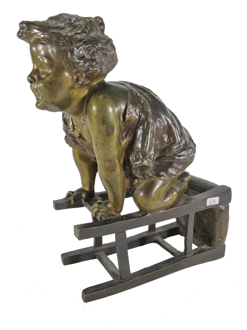 Juan CLARA AYATS (1875-1958) Bronze Sculpture: Juan CLARA AYATS (1875-1958) Bronze Sculpture. 8 3/4 x 7 1/4 x 3 1/4 in.Local Pick up call one day before to make an appointment. TO SHIP THIS ITEM IN USA OR INTERNATIONAL, PLEASE CONTACT THE SHIPPERS