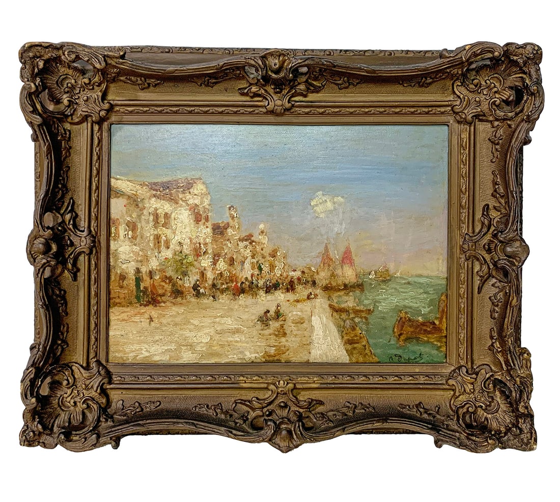 Albert Ferdinand DUPRAT (1882-1974) French Oil on Cardboard: Albert Ferdinand DUPRAT (1882-1974) French Oil on Cardboard. 14 x 17 3/4 in framed. 9 x 12 3/4 in unframed.Local Pick up call one day before to make an appointment. TO SHIP THIS ITEM IN USA OR INTERNA