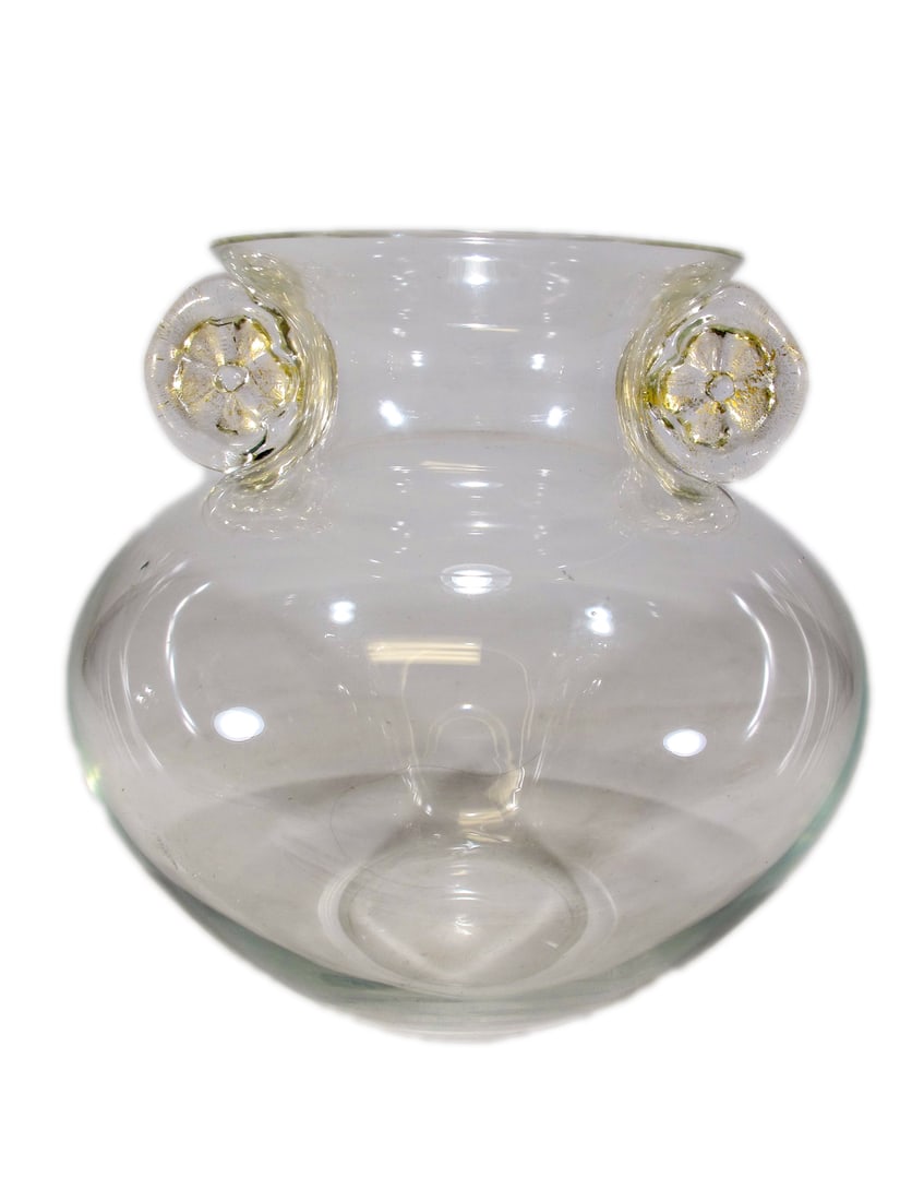 Italian Barlini Murano Vase, signed (1 of 7)