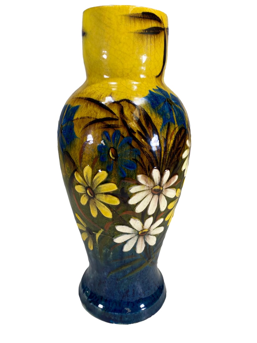 Aller Vale, England Pottery Vase: Aller Vale, England Pottery Vase. 12 7/8 x 5 1/4 in.Local Pick up call one day before to make an appointment. TO SHIP THIS ITEM IN USA OR INTERNATIONAL, PLEASE CONTACT THE SHIPPERS : 1) UPS store1937-