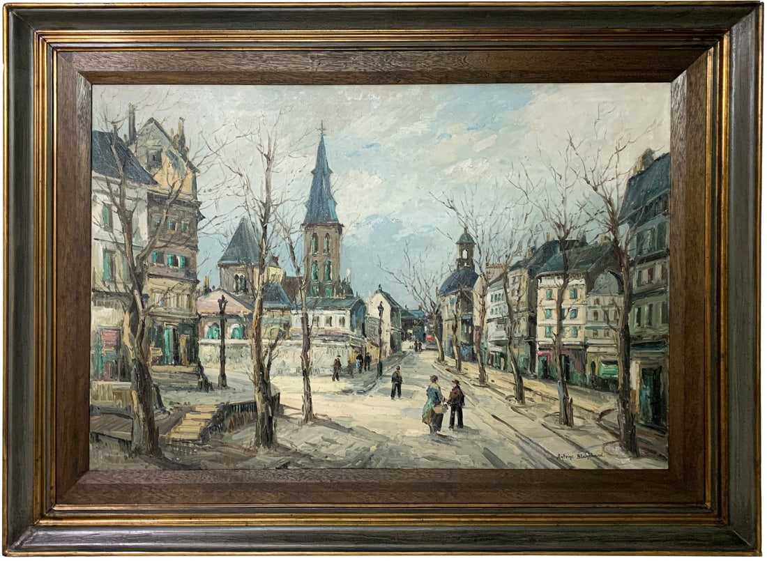 Antoine BLANCHARD (1910-1988), French Oil on Canvas: Antoine BLANCHARD (1910-1988), French Oil on Canvas. 38 x 50 in framed. 27 x 39 in unframed.Local Pick up call one day before to make an appointment. TO SHIP THIS ITEM IN USA OR INTERNATIONAL, PLEASE 