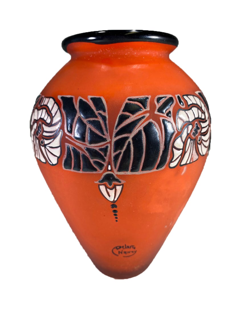 Andre DELATTE, Nancy Art Deco Berluze Vase, 1930 (1 of 6)