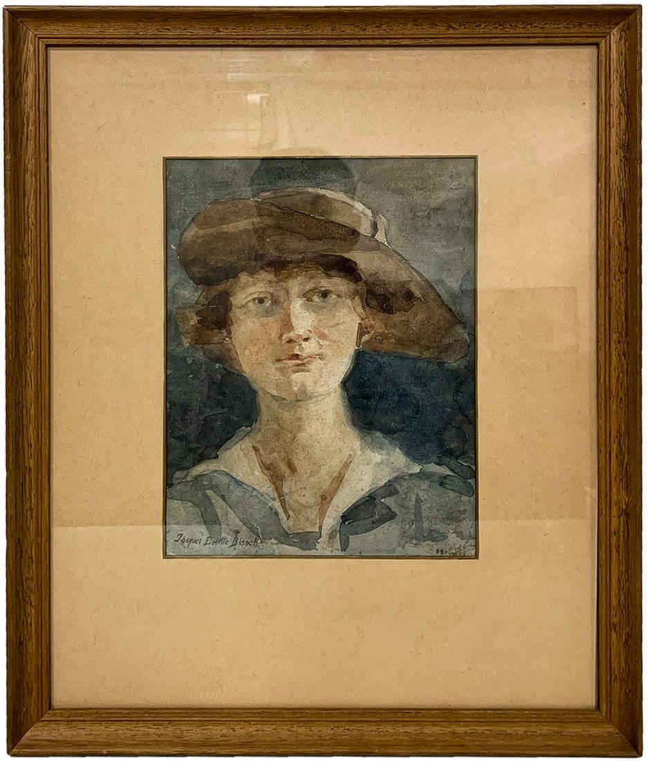 Signed Jacques E BLANCHE Watercolour Painting (1 of 5)