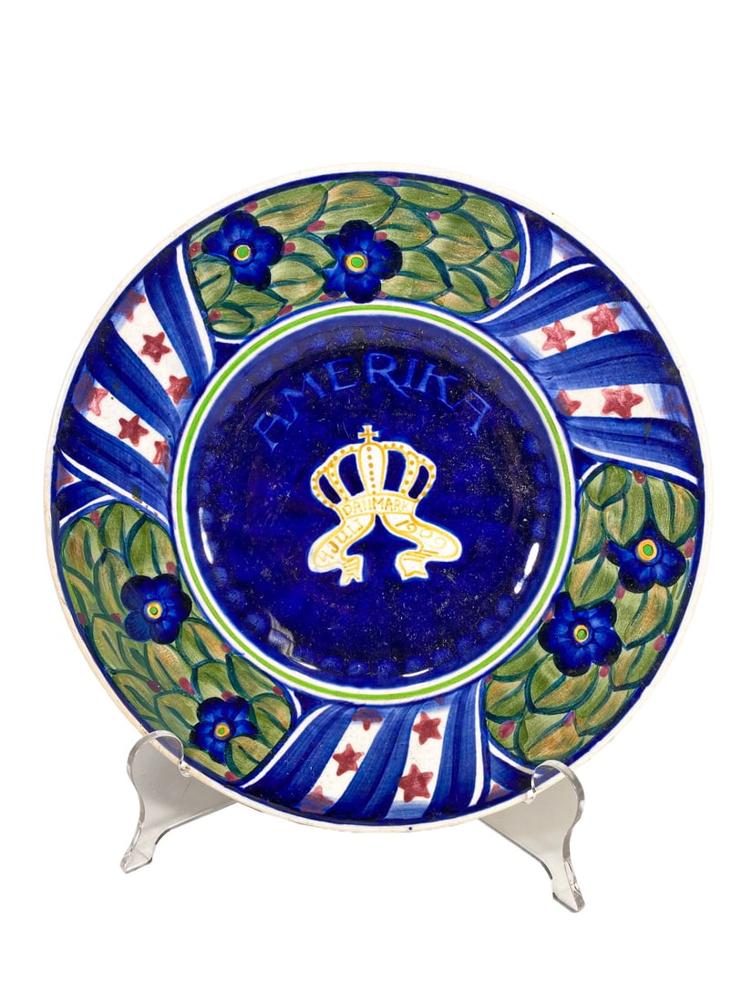 Royal Copenhagen, Denmark Antique Porcelain Plate (1 of 6)