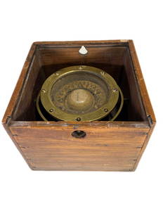 Vintage Dufour Nautical Compass: Vintage Dufour Nautical Compass. 6 1/8 x 7 5/8 x 7 5/8 in.Local Pick up call one day before to make an appointment. TO SHIP THIS ITEM IN USA OR INTERNATIONAL, PLEASE CONTACT THE SHIPPERS : 1) UPS stor