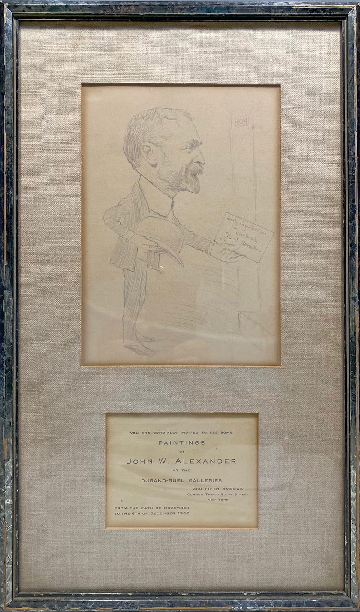 Attributed to John W ALEXANDER (1856-1915) American Pencil (1 of 6)