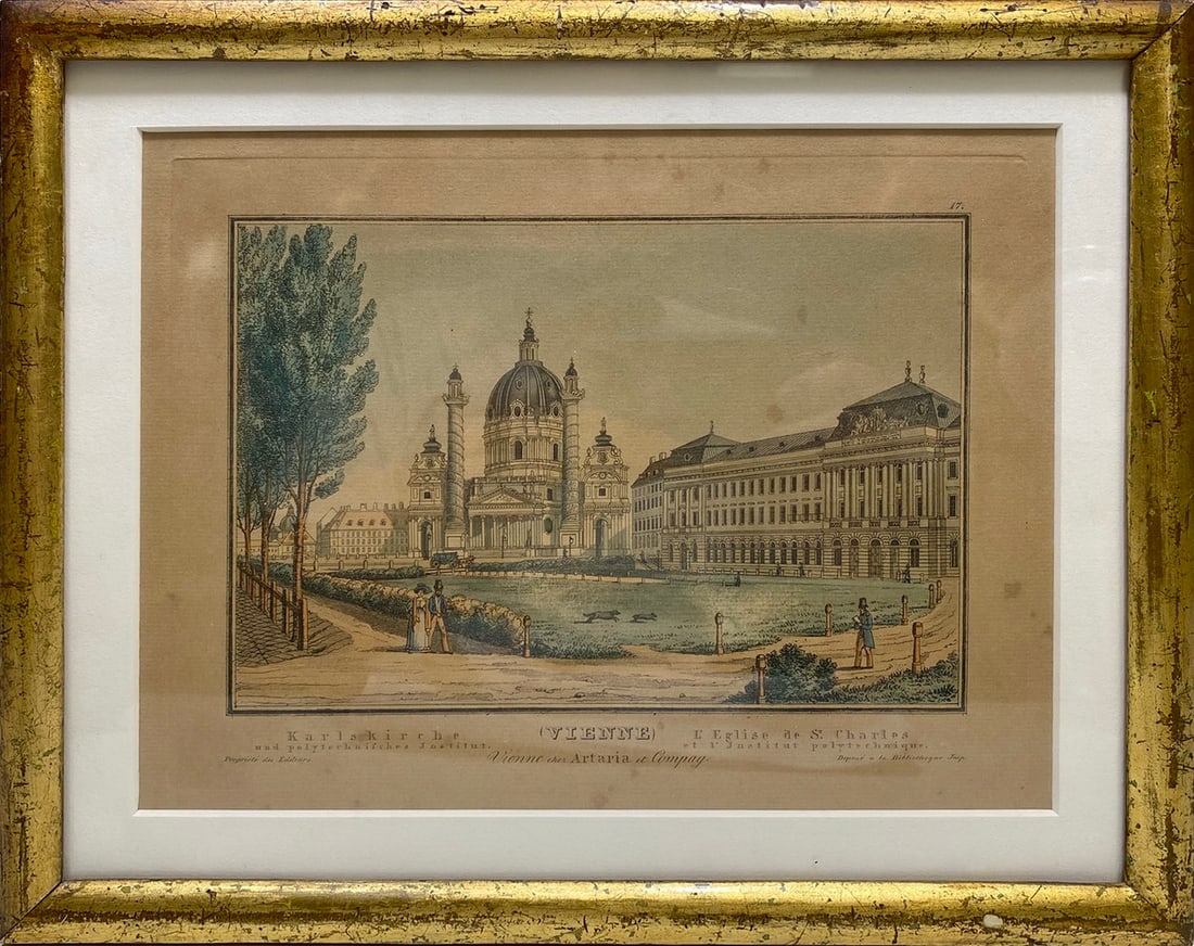 Antique St Charles Church, Vienna Print (1 of 6)