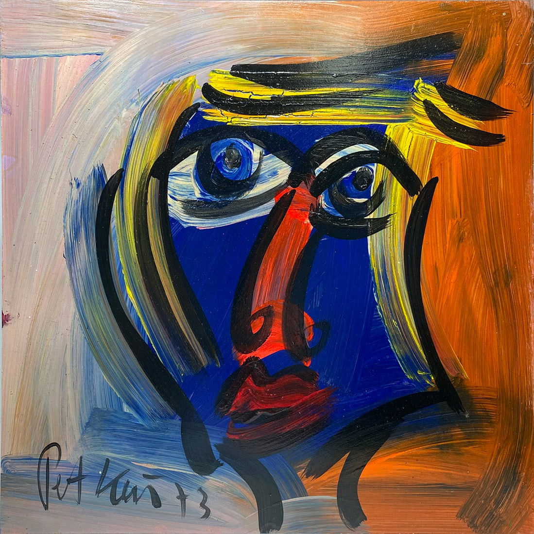 Peter Robert KEIL (1942) German Oil on Masonite: Peter Robert KEIL (1942) German Oil on Masonite. 24 x 24 in.Local Pick up call one day before to make an appointment. TO SHIP THIS ITEM IN USA OR INTERNATIONAL, PLEASE CONTACT THE SHIPPERS : 1) UPS st