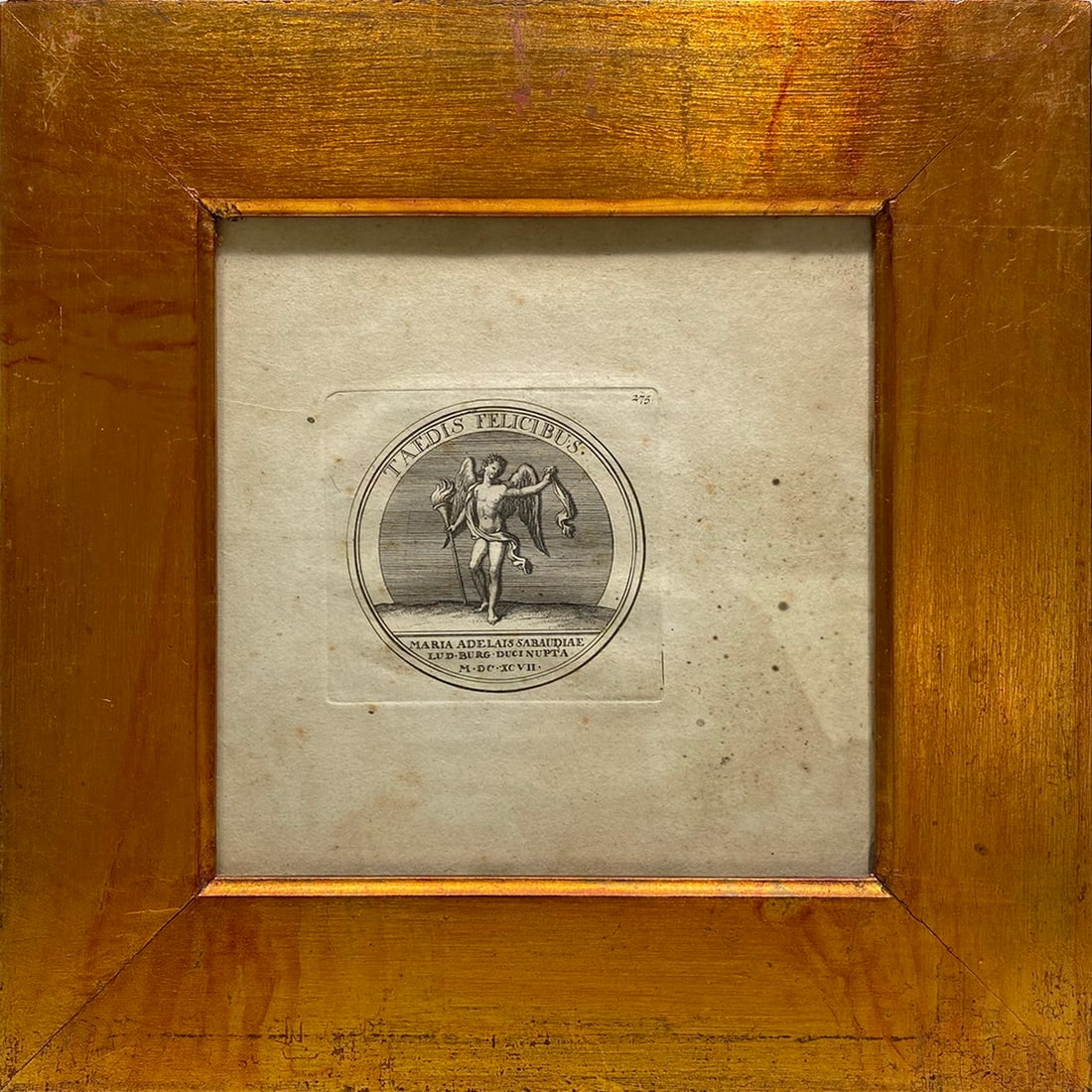 Marie Adelais is Married to the Duke of Ludburg Engraving, 1712 (1 of 5)