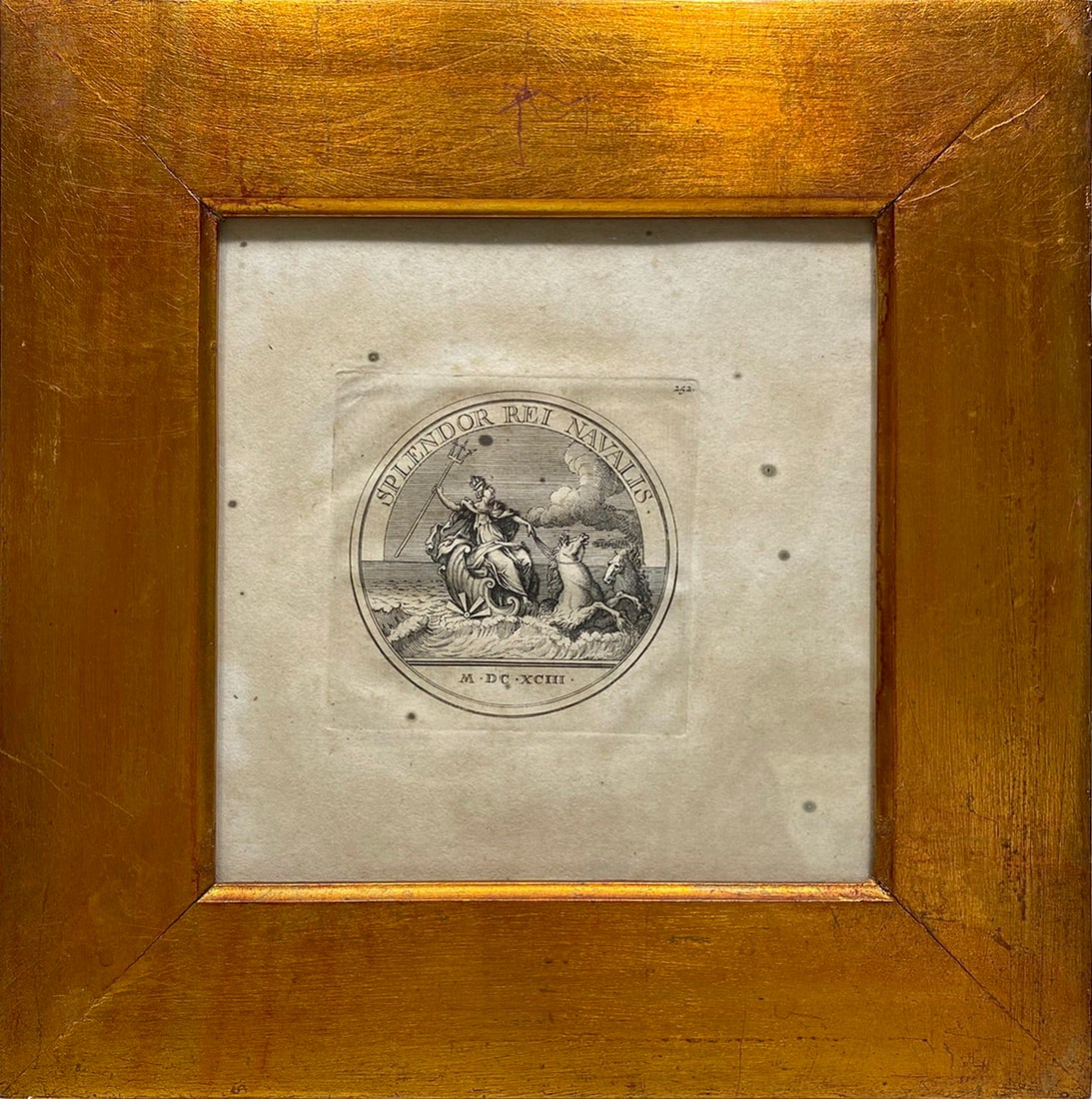 The Splendor of the Naval Affairs Engraving, 1712 (1 of 5)