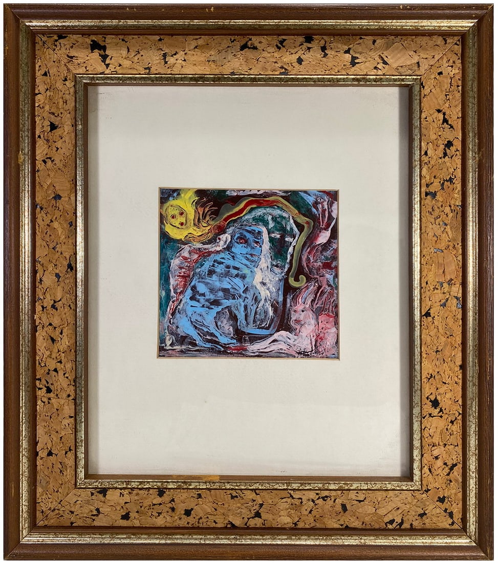 Joseph James AKSTON (1898-1983) Art Work Mixed Media (1 of 4)