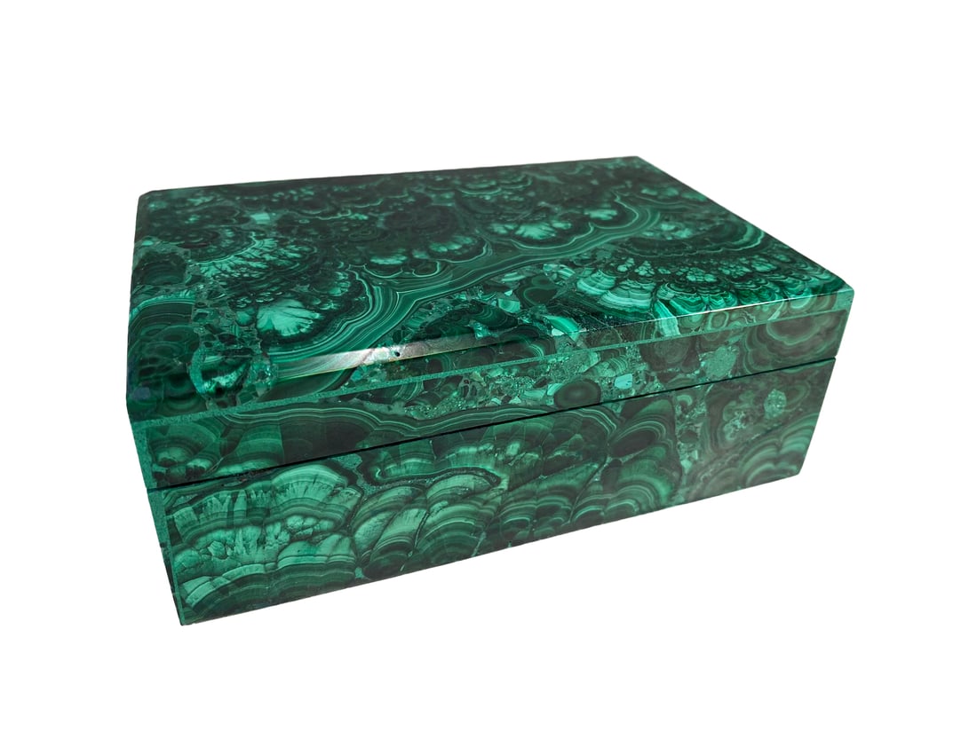 Vintage Malachite Jewelry Box (1 of 6)