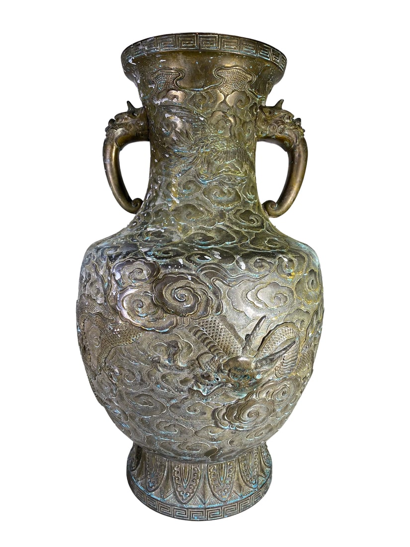 Antique Chinese Signed Bronze Urn (1 of 11)