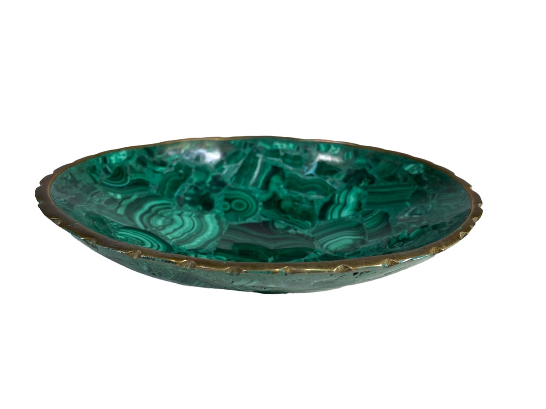 Vintage Malachite Bowl (1 of 4)