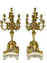 Ferdinand Barbedienne pair of Louis XVI Style Candelabras