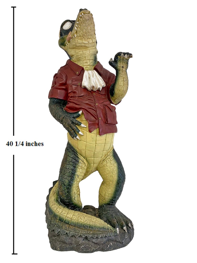 Large Alligator Butler Statue (1 of 5)