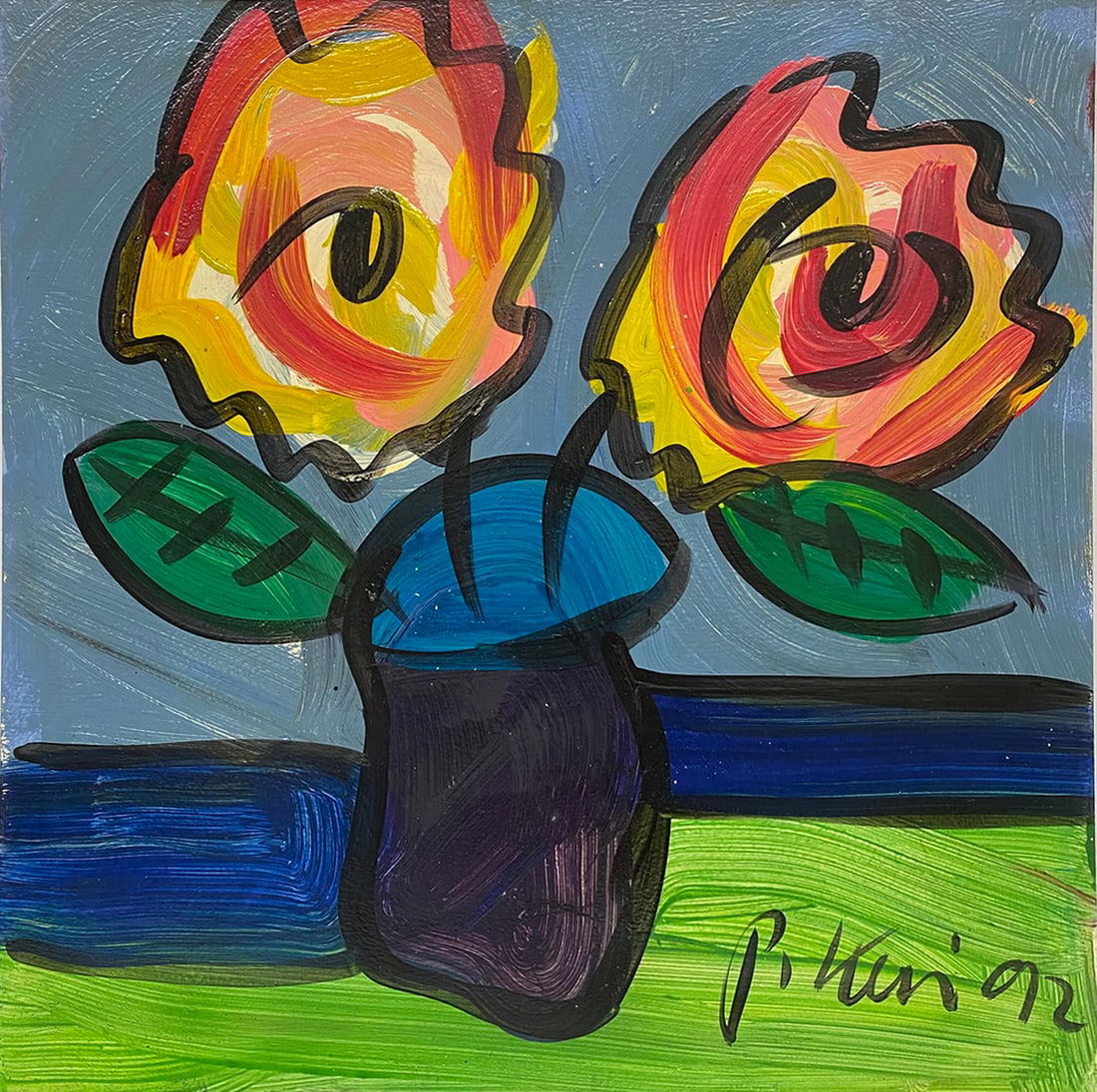 Peter Robert KEIL (1942) German Oil on Masonite: Peter Robert KEIL (1942) German Oil on Masonite. 24 x 24 in.Local Pick up call one day before to make an appointment. TO SHIP THIS ITEM IN USA OR INTERNATIONAL, PLEASE CONTACT THE SHIPPERS : 1) UPS st