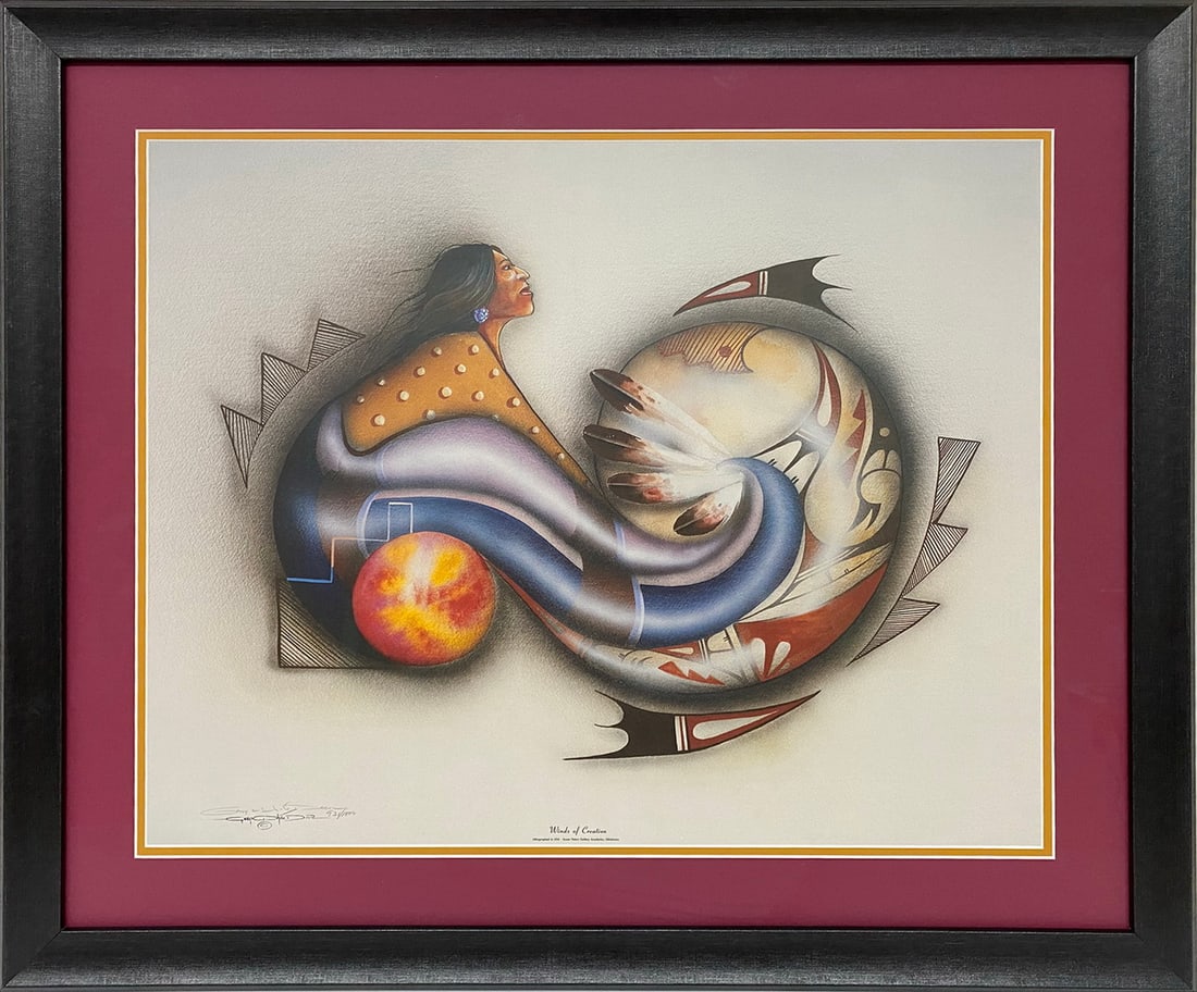 Gary White Deer Choctaw Offset Print (1 of 4)