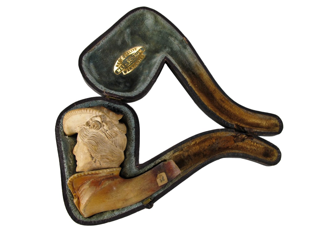Antique English Woman Meerschaum Pipe (1 of 10)