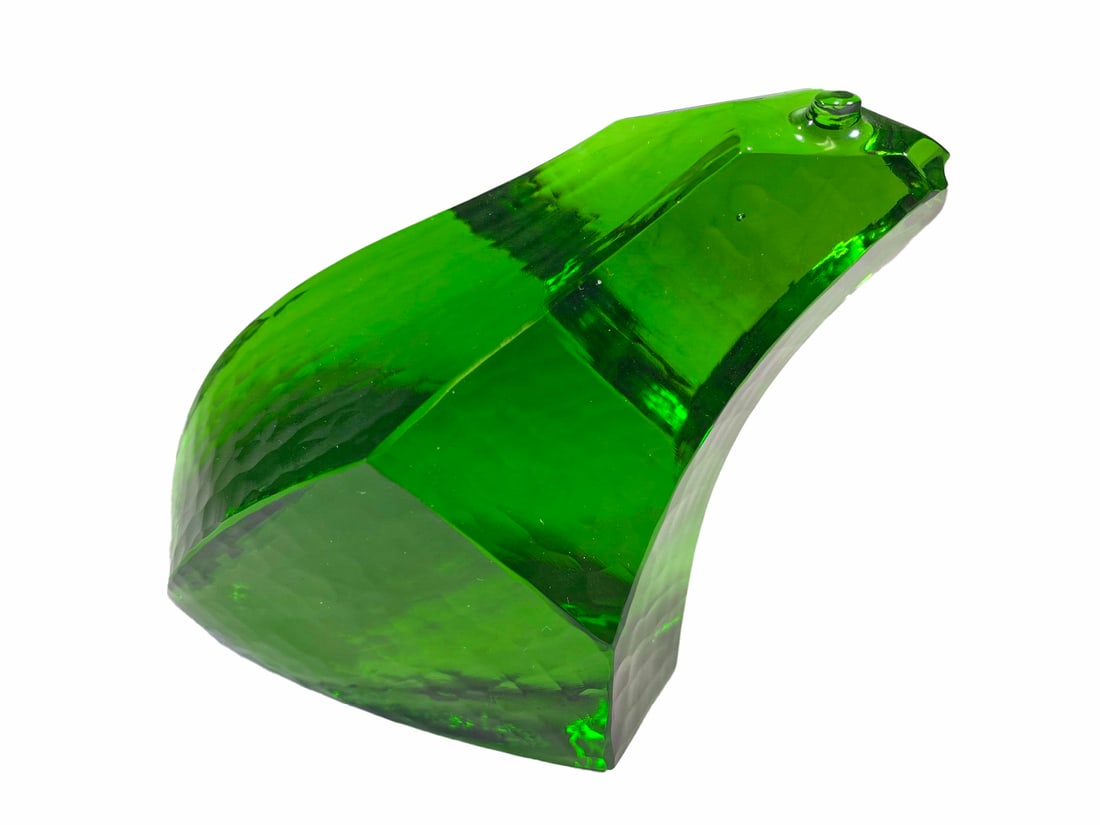 Bohemian Czech Exbor Art Glass Frog Sculpture: Bohemian Czech Exbor Art Glass Frog Sculpture. 3 1/2 x 4 1/4 x 3 1/8 in.Local Pick up call one day before to make an appointment. TO SHIP THIS ITEM IN USA OR INTERNATIONAL, PLEASE CONTACT THE SHIPPERS