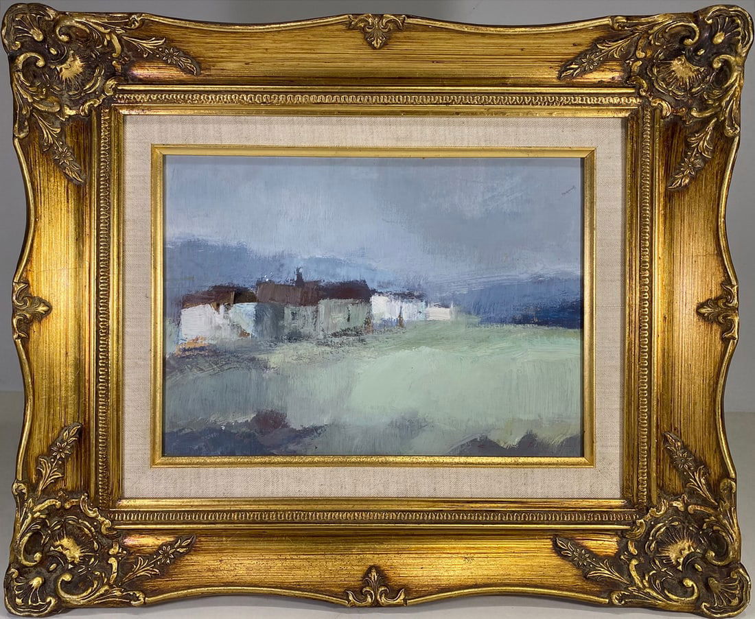 Carlos PUENTE (1932-2000) Spainsh Oil on Board (1 of 4)