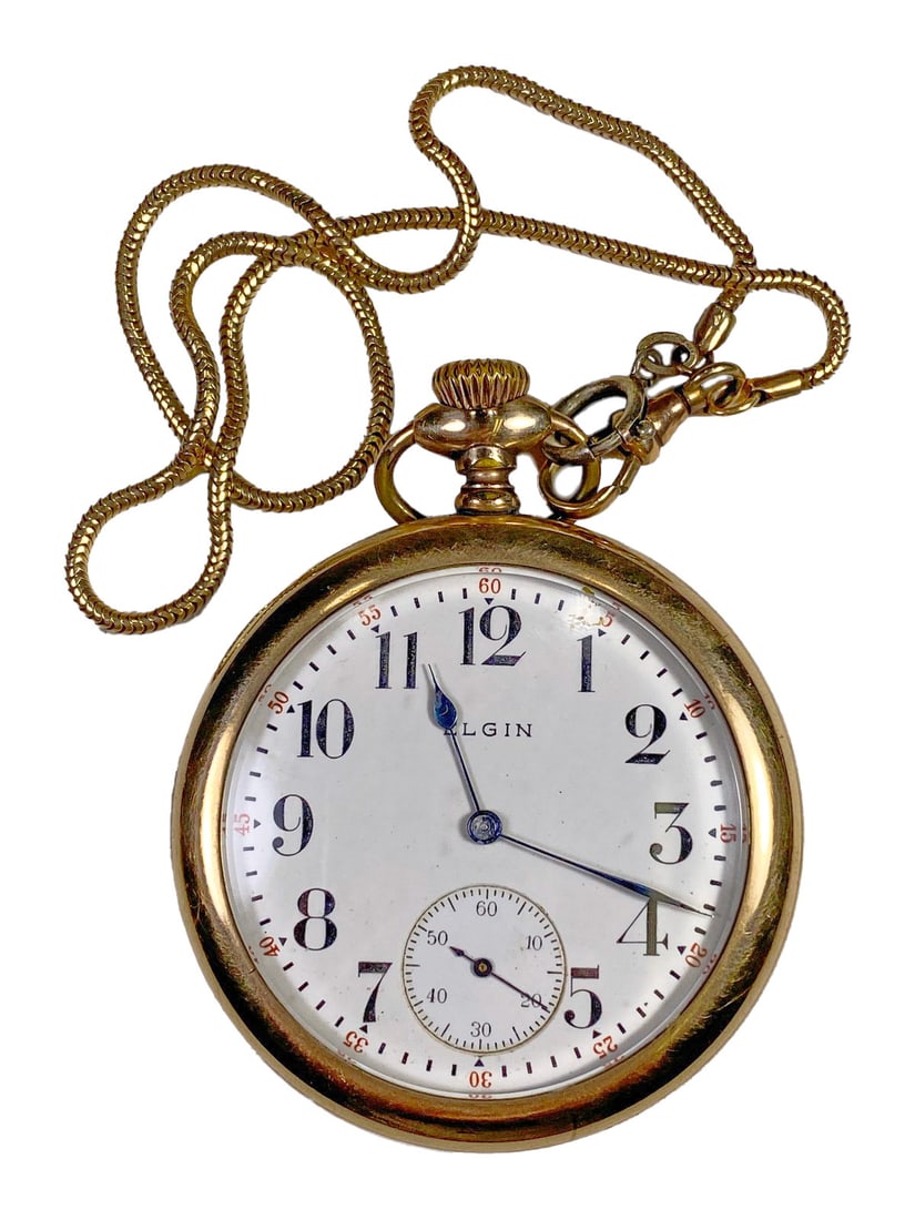 Elgin Natl Watch Co Gold Filled Pocket Watch: Elgin Natl Watch Co Gold Filled Pocket Watch. 1 7/8 in diameter.Local Pick up call one day before to make an appointment. TO SHIP THIS ITEM IN USA OR INTERNATIONAL, PLEASE CONTACT THE SHIPPERS : 1) UP