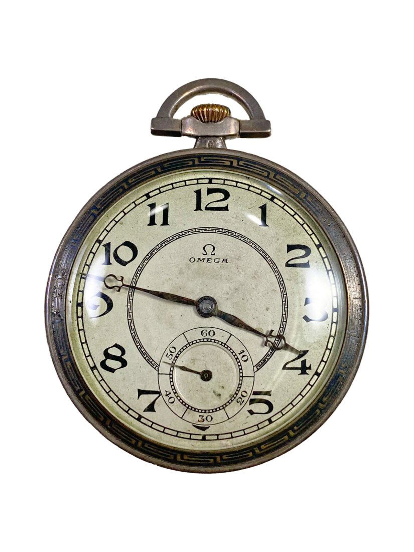 Vintage Omega 900 Silver Pocket Watch (1 of 5)