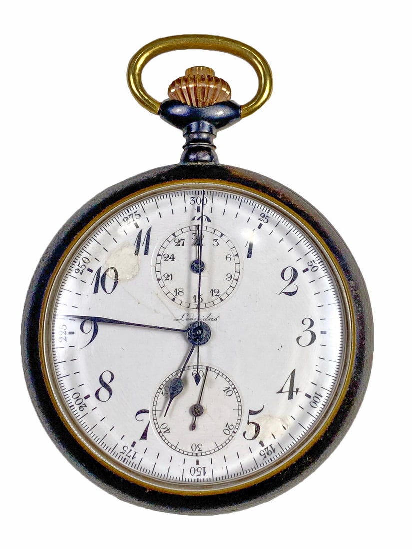Vintage Leonidas, Germany Pocket Watch: Vintage Leonidas, Germany Pocket Watchh. 2 in diameter.Local Pick up call one day before to make an appointment. TO SHIP THIS ITEM IN USA OR INTERNATIONAL, PLEASE CONTACT THE SHIPPERS : 1) UPS store19