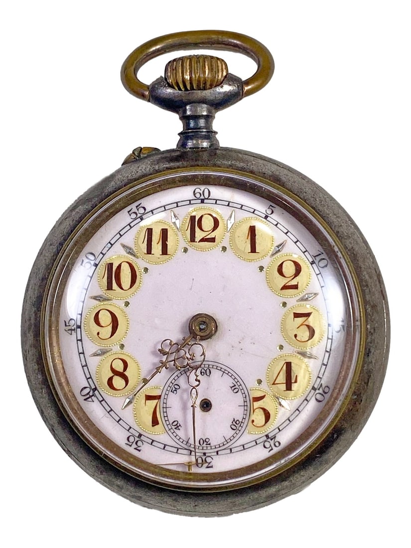 Vintage Acier, Swiss Pocket Watch: Vintage Acier, Swiss Pocket Watch. 2 in diameter.Local Pick up call one day before to make an appointment. TO SHIP THIS ITEM IN USA OR INTERNATIONAL, PLEASE CONTACT THE SHIPPERS : 1) UPS store1937- Da