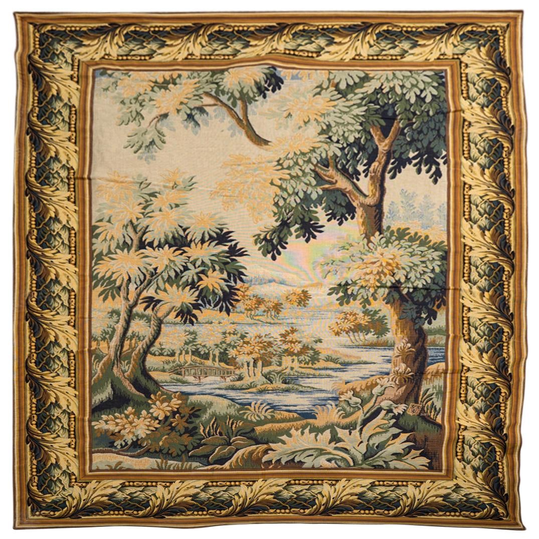 Point de Loiselles, Antique French Tapestry (1 of 7)