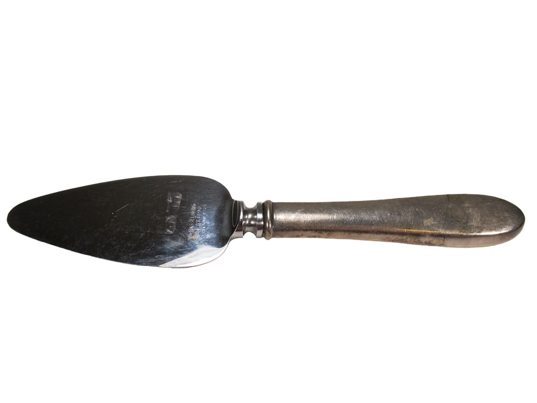 Vintage Cartier Silver Handle Cheese Knife (1 of 4)