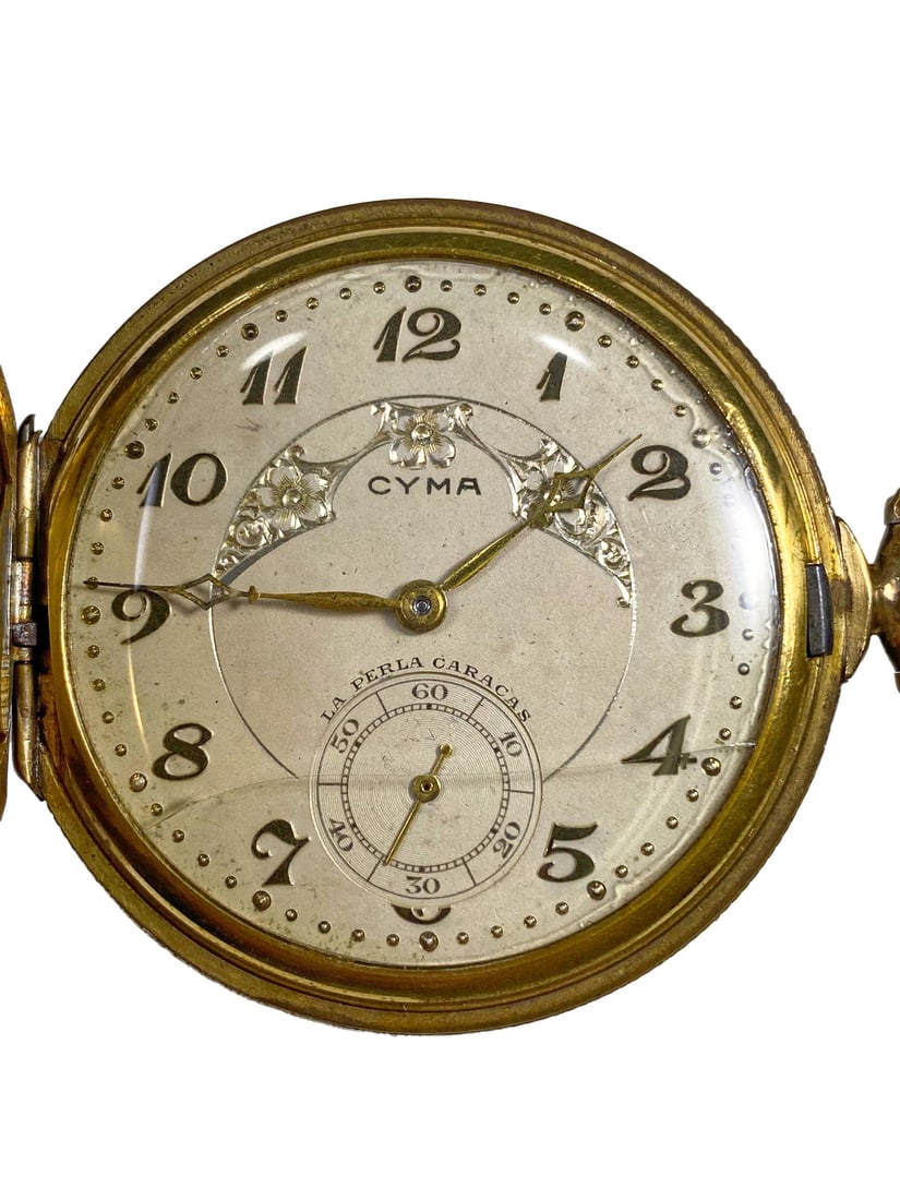 Cyma, Caracas Gold Filled Pocket Watch (1 of 7)