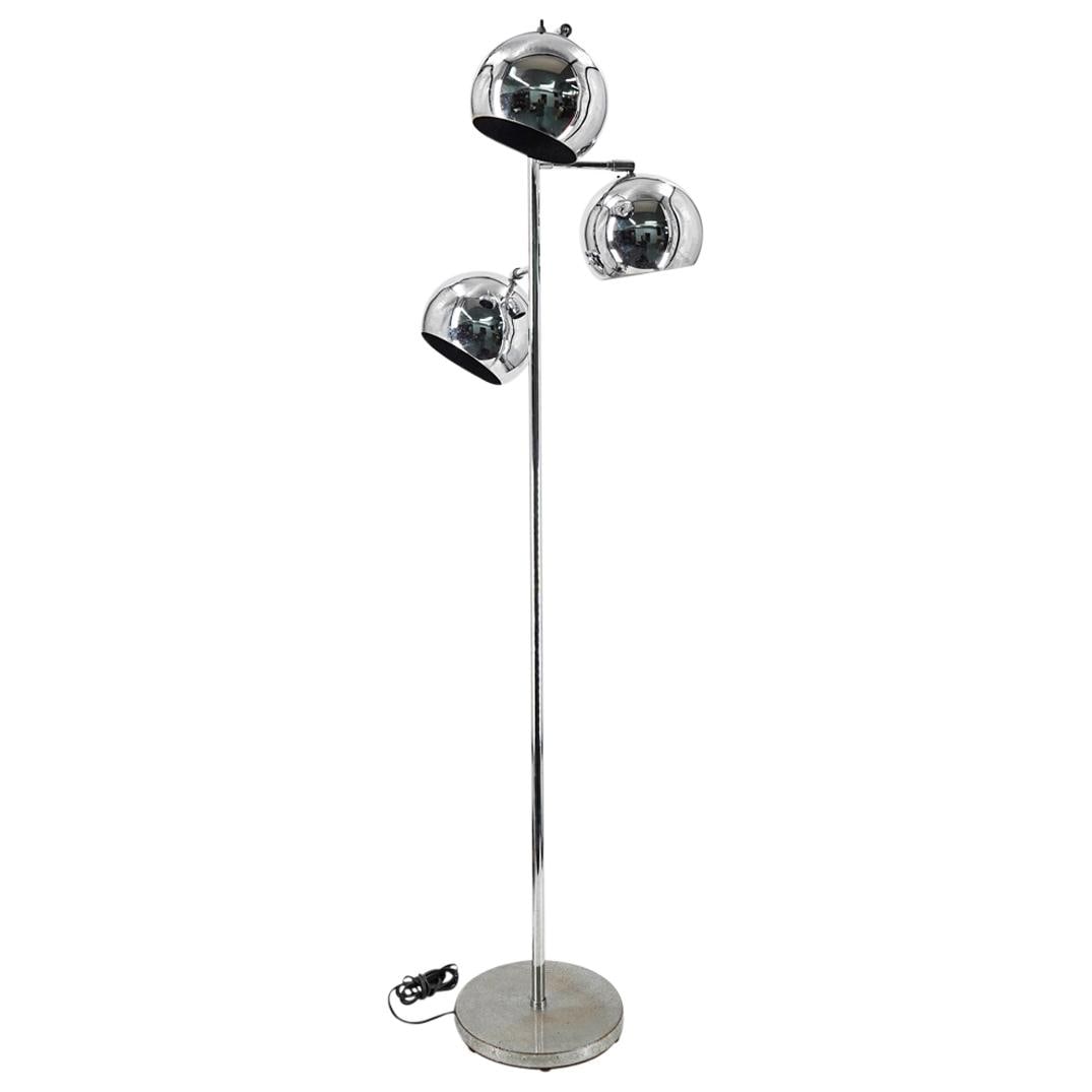 Mid Century Chrome Floor Lamp (1 of 13)