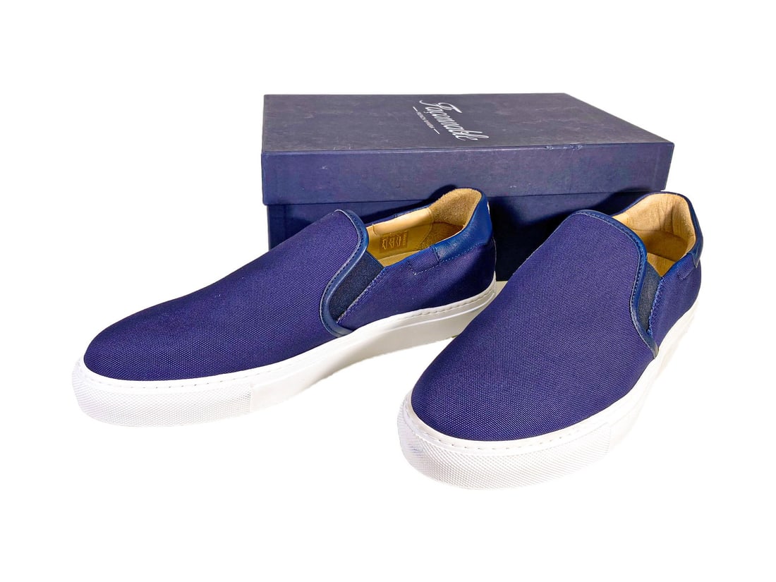 Faconnable, France Men Marine Shoes, Size 43 (1 of 8)