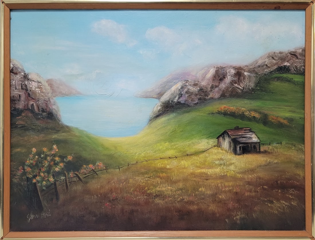 Signed by Gloria HESS Oil on Canvas (1 of 6)