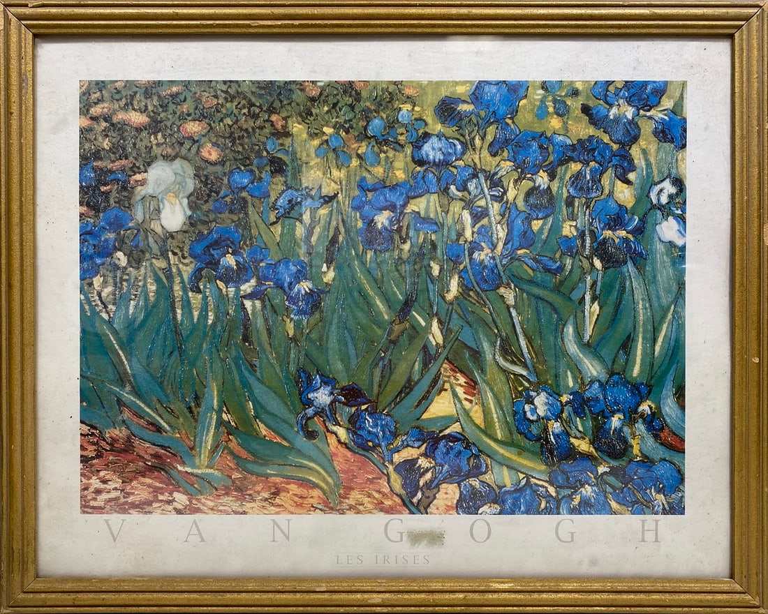 Old Vincent Van Gogh, Les Irises Print (1 of 5)