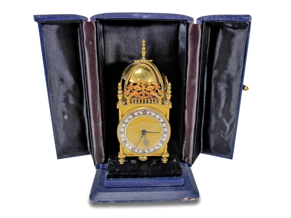 Luxor Swiss Bronze Clock in a Box (1 of 7)