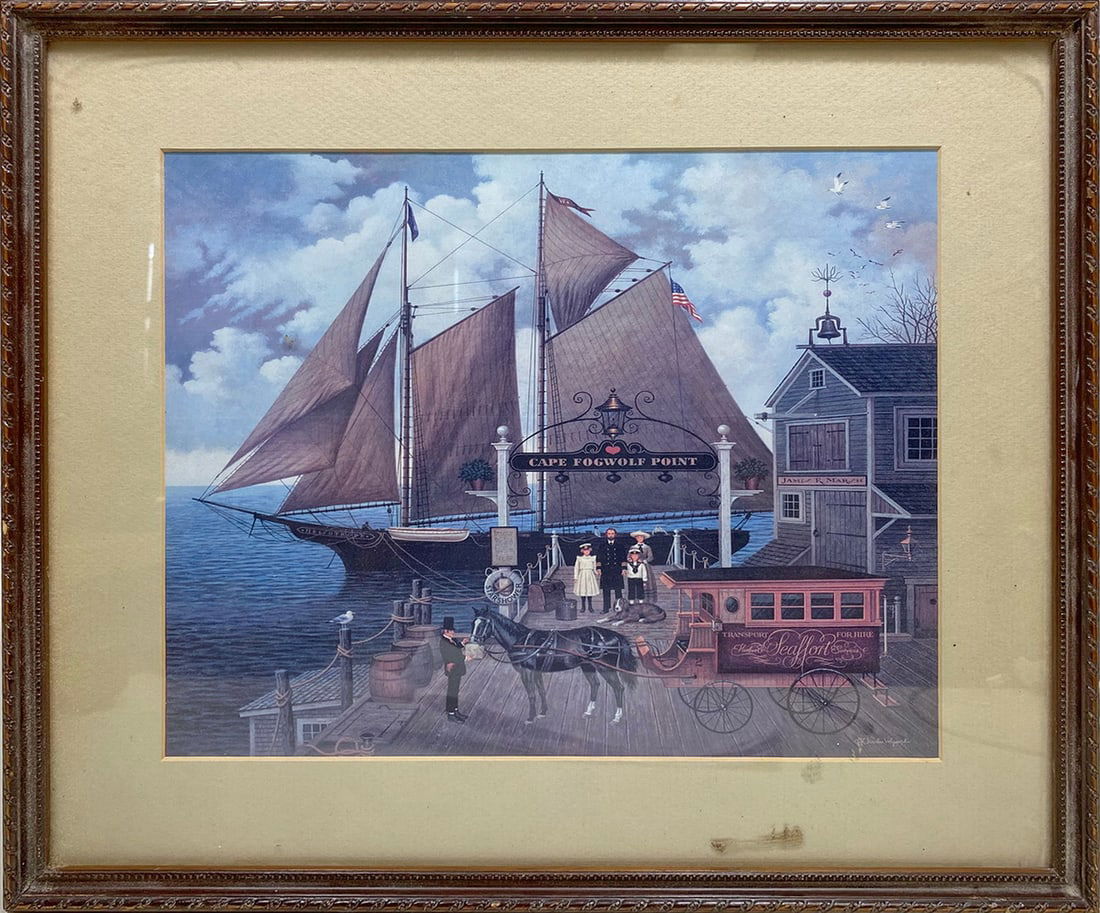 Charles Wysocki Cape Fogwolf Point Art Print Poster (1 of 4)